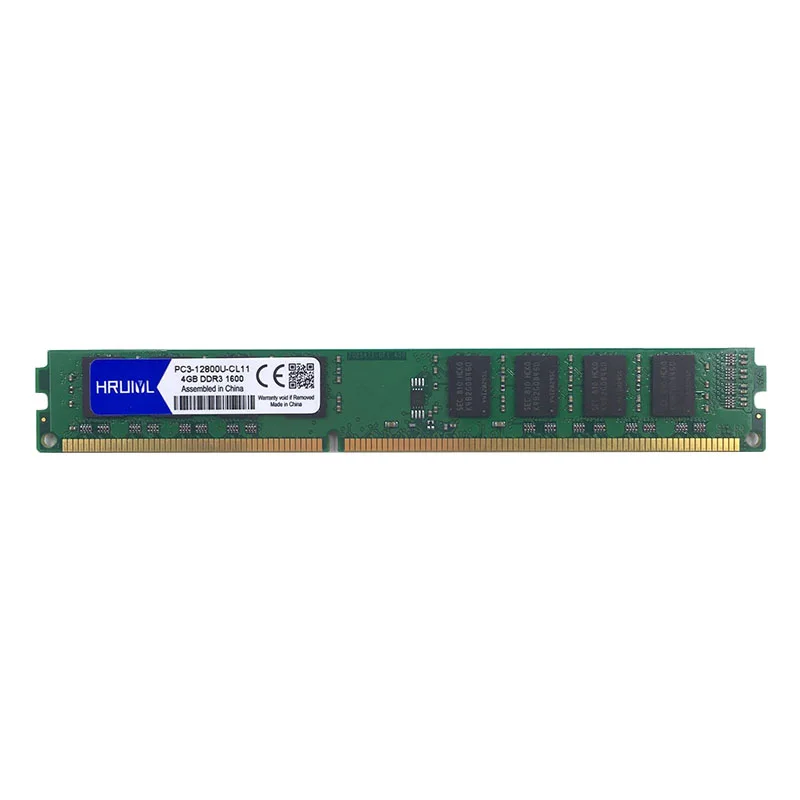 HRUIYL Оперативная память DDR3 1066 1333 1600 МГц 2G 4 ГБ 8 рабочего Память DIMM палочки PC
