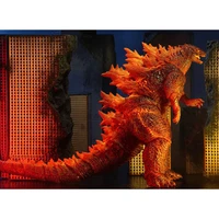18cm dinosaur monster 2019 king of the monsters pvc model burning dinosaurs collectible action figure monster doll toy