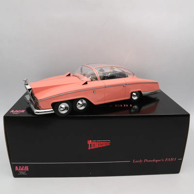 

1/18 AMIE For Rol~Roy Lady Penelope's Thunderbirds FAB1 FAB 1 Resin Toys Car Models Decoration