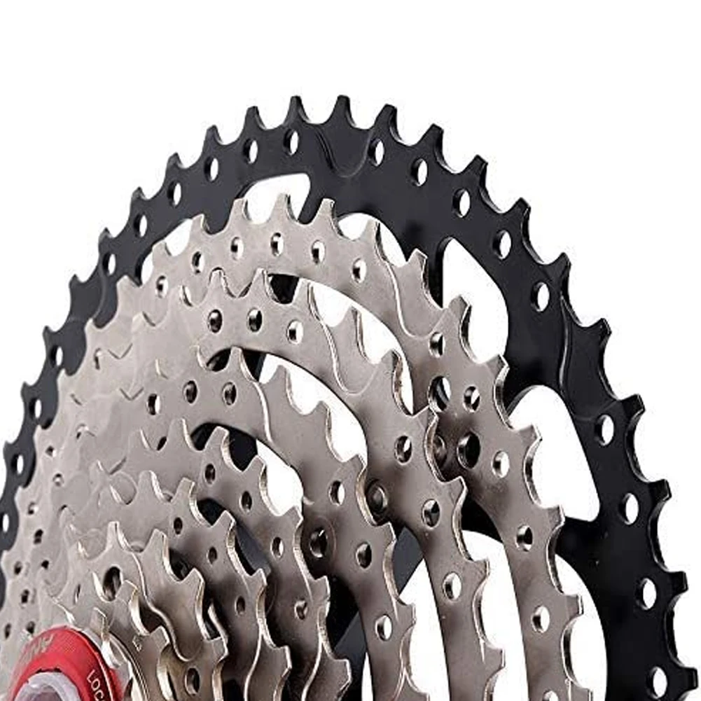 

9 Speed (11-46T) Cassette Wide Ratio MTB Bicycle Part Freewheel Sprocket With Rear Derailleur Extension Bike Parts Accessories