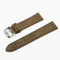 onthelevel genuine leather watch strap 18 19 20 22 24mm black brown watchband for tissot seiko accessories wristband f