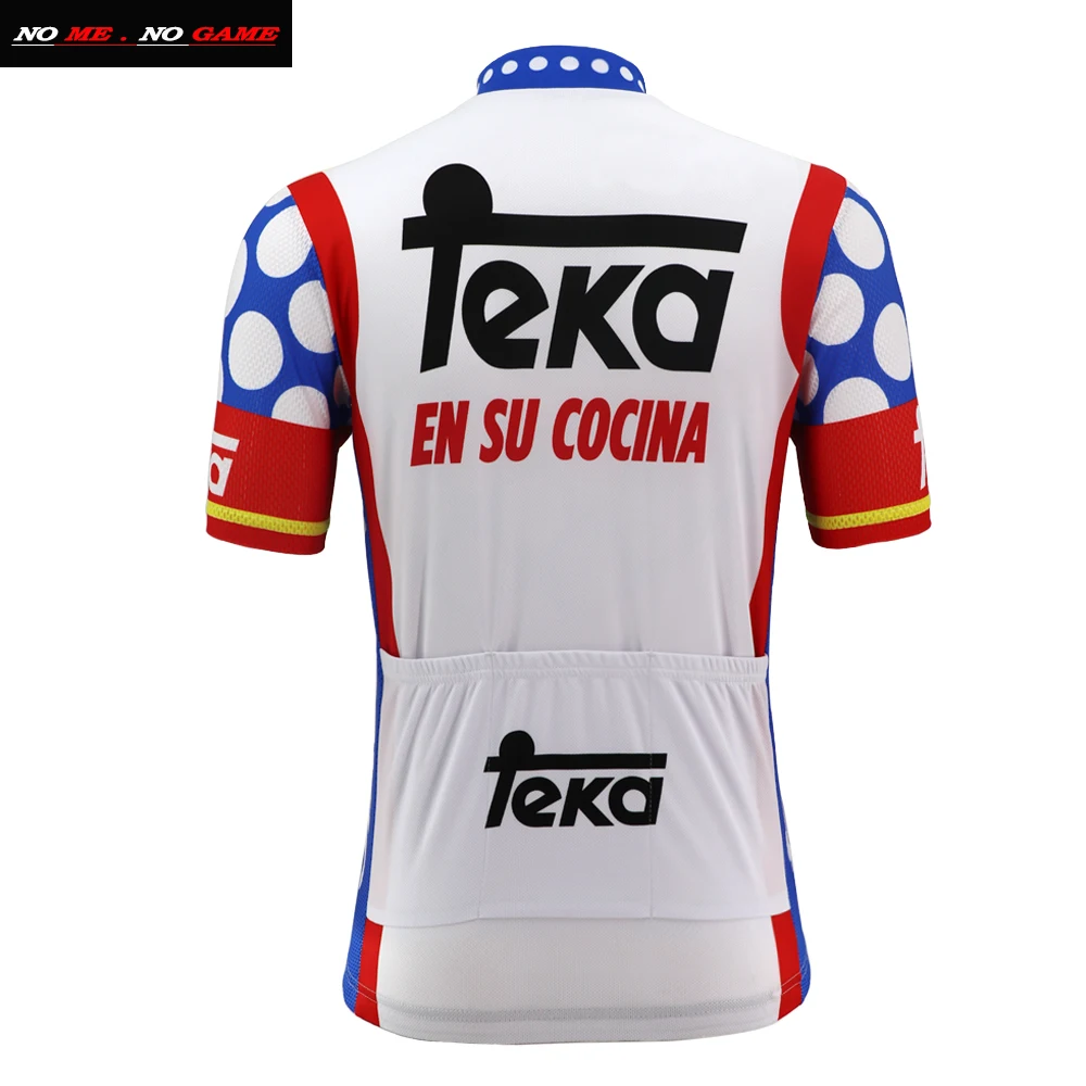Мужская популярная классическая ретро велосипедная майка pro team синяя Красная дорога mtb горный велосипед Джерси Одежда Майо ciclismo