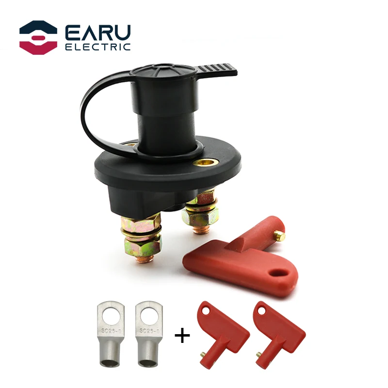 12V 24V красный ключ отрезать Батарея главный выключатель для автомобиля мотоцикла