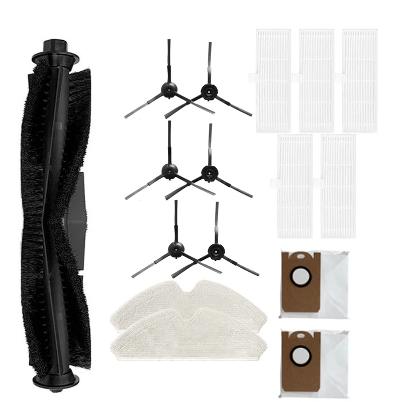 

Roller Side Brush HEPA Filter Mops Dust Bag Robot Vacuum For HONITURE Q6 Vacuum Cleaner Accessories