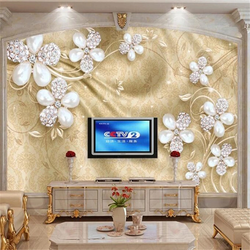 Beibehang пользовательские обои 3D Роскошная мягкая сумка Алмазная бижутерия