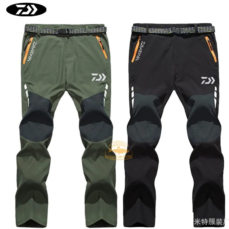 

Autumn Daiwa Fishing Quick-drying Pants Spring Outdoor Sports Running Thin Breathable Pants Casual Night Reflective Trousers