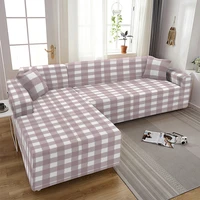 nordic plain corner sofa covers for living room elastic couch cover stretch slipcovers l shape sofa need buy 2pcs sofa cover