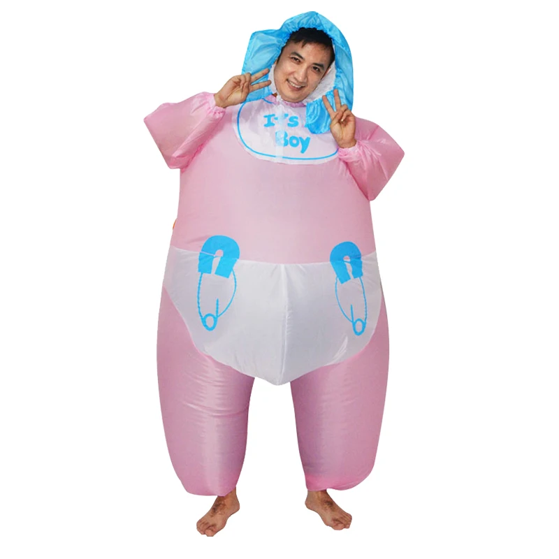 Вечерние весело удар со шнуровкой надувные милый детский костюм для