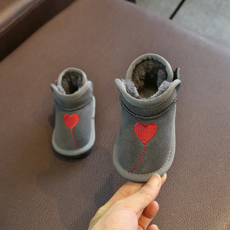 2019 г. Зимние ботинки для маленьких девочек и мальчиков зимние малышей