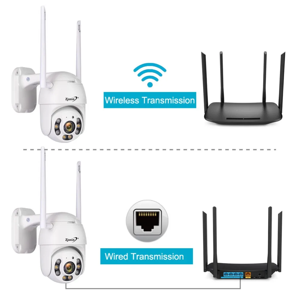 Full HD 1080P WiFi IP камера беспроводная Wi-Fi PTZ наружная скоростная купольная CCTV камера безопасности приложение ICSee поддержка двухстороннее аудио