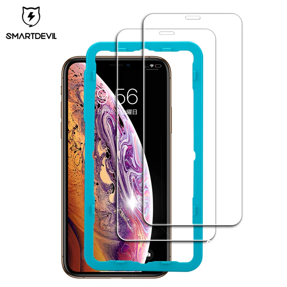 Защита экрана SmartDevil для iphone X Xs Max Xr 2.5D изогнутое закаленное стекло 6 6s Plus 7 8Plus