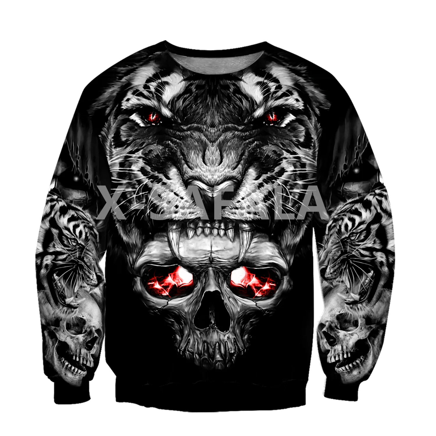 

Tattoo Skull Tiger 3D All Print Plus Hoodie Man Women Harajuku Outwear Zipper Pullover Sweatshirt Casual Unisex Jacket