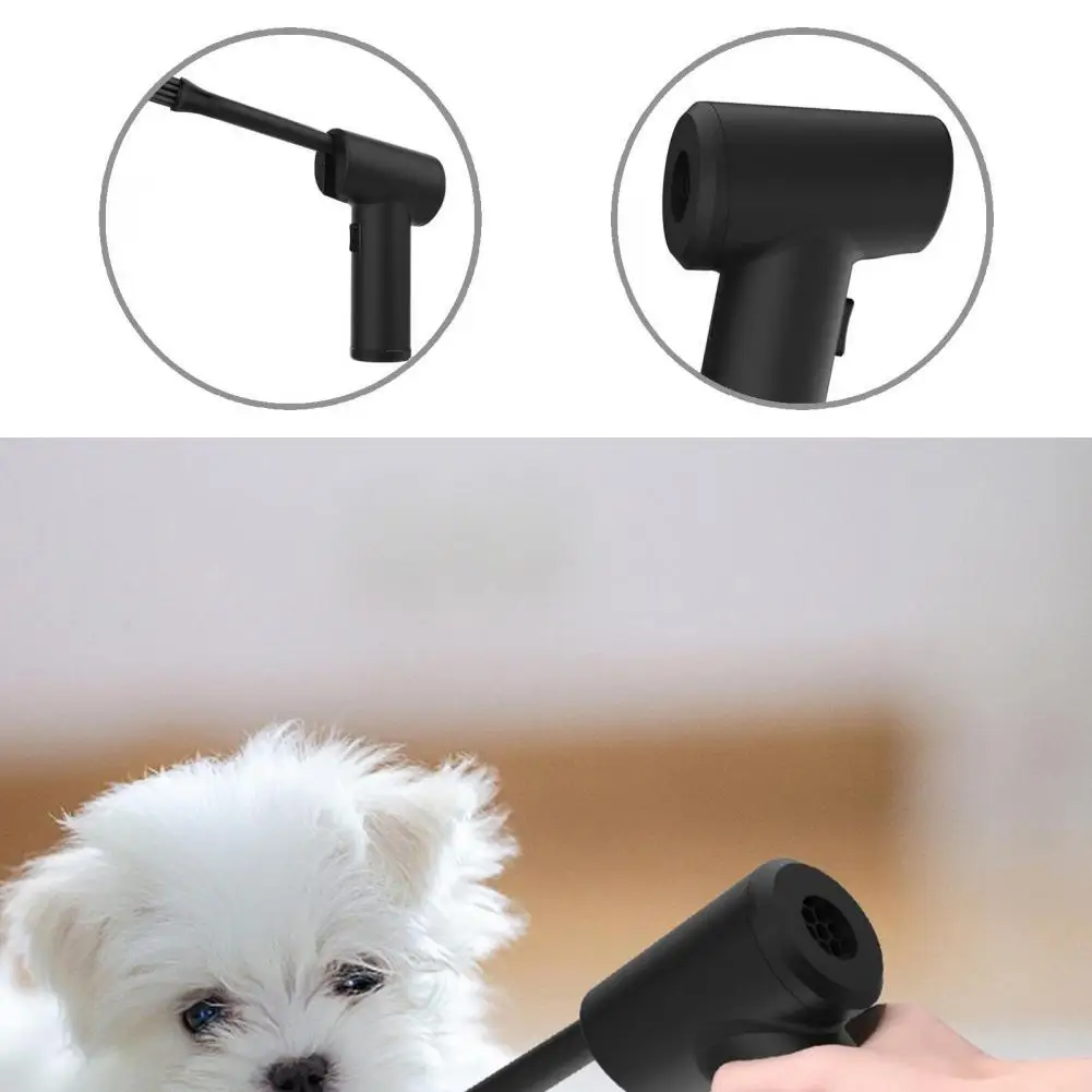 

ABS Convenient Rechargeable Cordless Air Duster Black Air Duster Rechargeable for PC