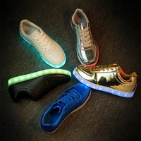 eur 31 46 luminous sneakers usb charge led children shoes boy girl men women glowing tennis kids light up shoes