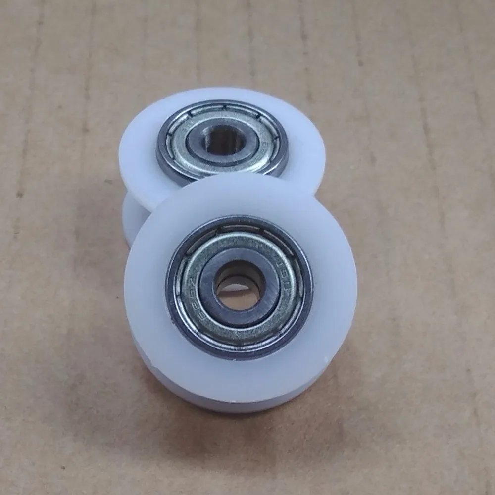 Гладкий шкив ремня синхронизации для 3D-принтера + подшипник Delrin колес Reprap POM H