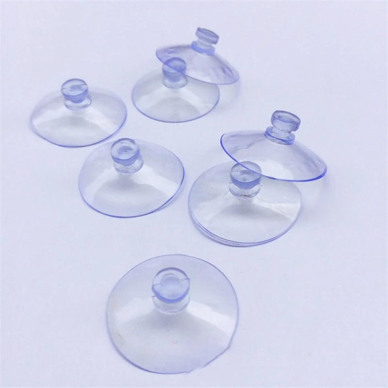 

1Pc PVC Clear Suction Cup Sucker Hooks Hanger Clothes Coat Door Wall Window Metal Hanging Hook for Kitchen Bathroom Glass