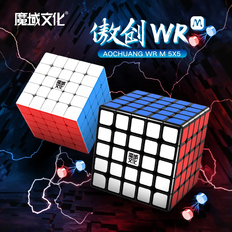 

Newes Original MoYu Aochuang WRM 5x5x5 Speed Magnetic Magic Cube 5x5 Magico cubo Professional Magnet Cube Children Puzzles Toys