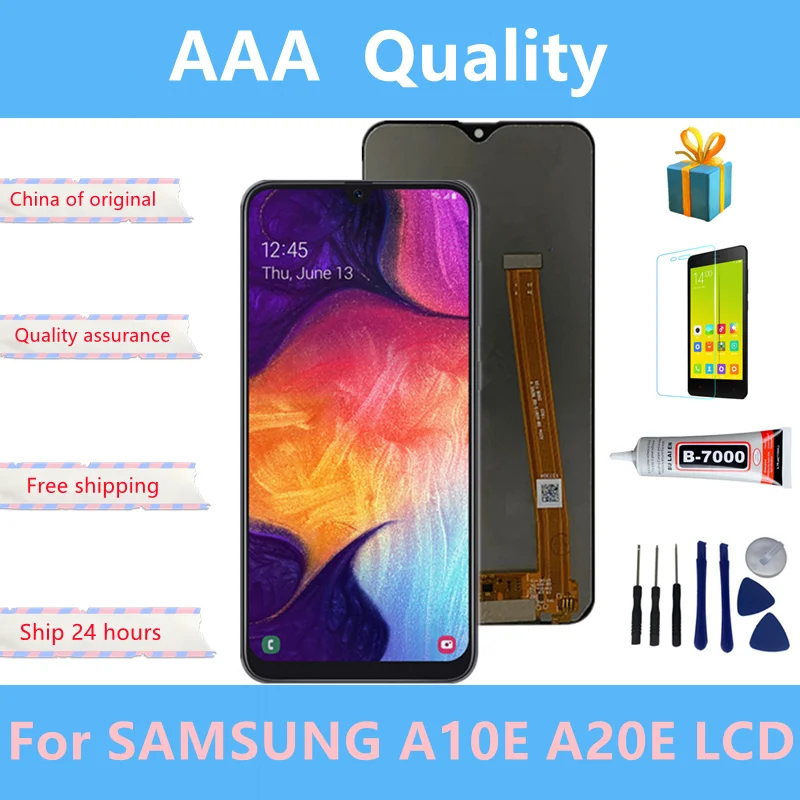 

Original LCD For Samsung Galaxy A10E A20e LCD Display Touch Screen Digitizer Assembly A20e LCD with frame
