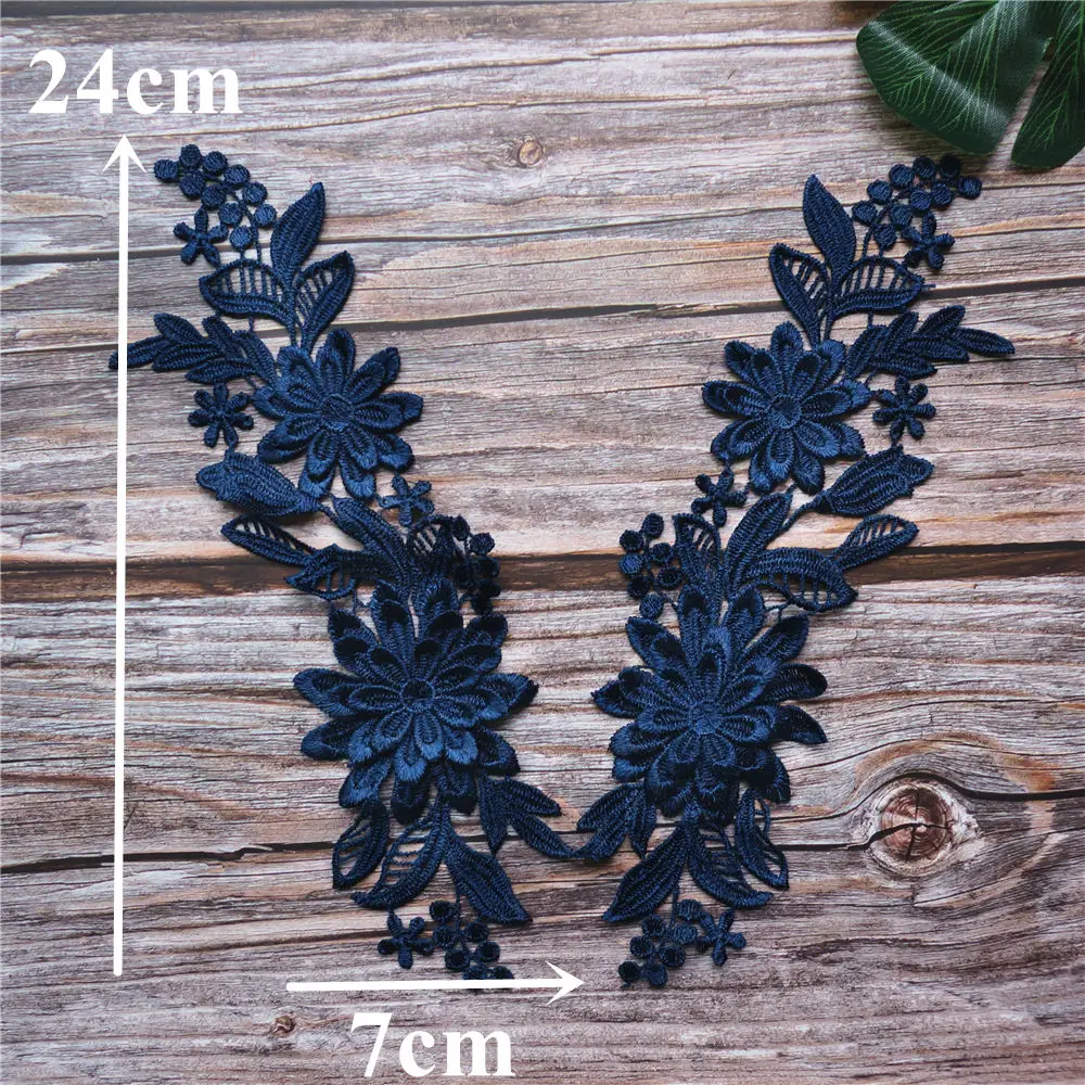 2 шт. вышитые 3d-аппликации для платья | Дом и сад