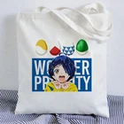 Бумажная хозяйственная сумка чудо-яйцо приоритет Kawaii Ai Ohto подсолнечника сумка-шоппер аниме сумки из натуральной кожи женские сумки через плечо из парусины сумка