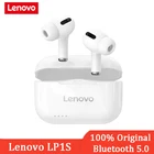 Lenovo LP1S наушники-вкладыши TWS Bluetooth наушники спортивные беспроводные наушники, стерео гарнитура наушники HiFi музыкальные наушники с микрофоном LP1 S для смартфонов IOS и Android