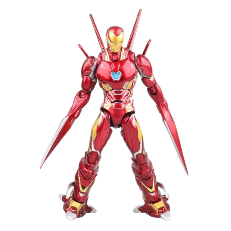 

SHF Marvel Legends Avengers Superhero Iron Man Action Figure Mark50 Pvc 16 Cm 6 Inch Figma Movie Model Collection Toys Boy Gift