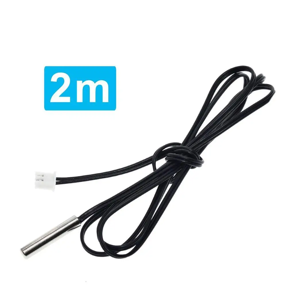 200CM Wire 1 шт. W1209 DC 12 В температура отопления охлаждения термостат контроль температуры Переключатель Регулятор температуры термометр термо-контроллер - Цвет: 200CM Wire