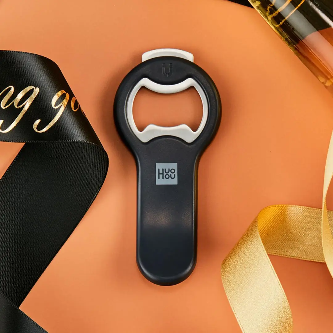 Открывалка Xiaomi Huohou из нержавеющей стали автоматическая Магнитная открывашка для