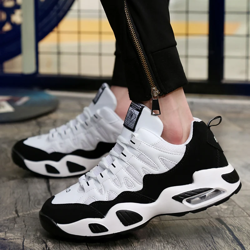 Men Running Shoes Street Basketball Sports Shoes High Quality Sneakers for Boys Wear-resistant Gym Shoes Couple Sneakers Jogging