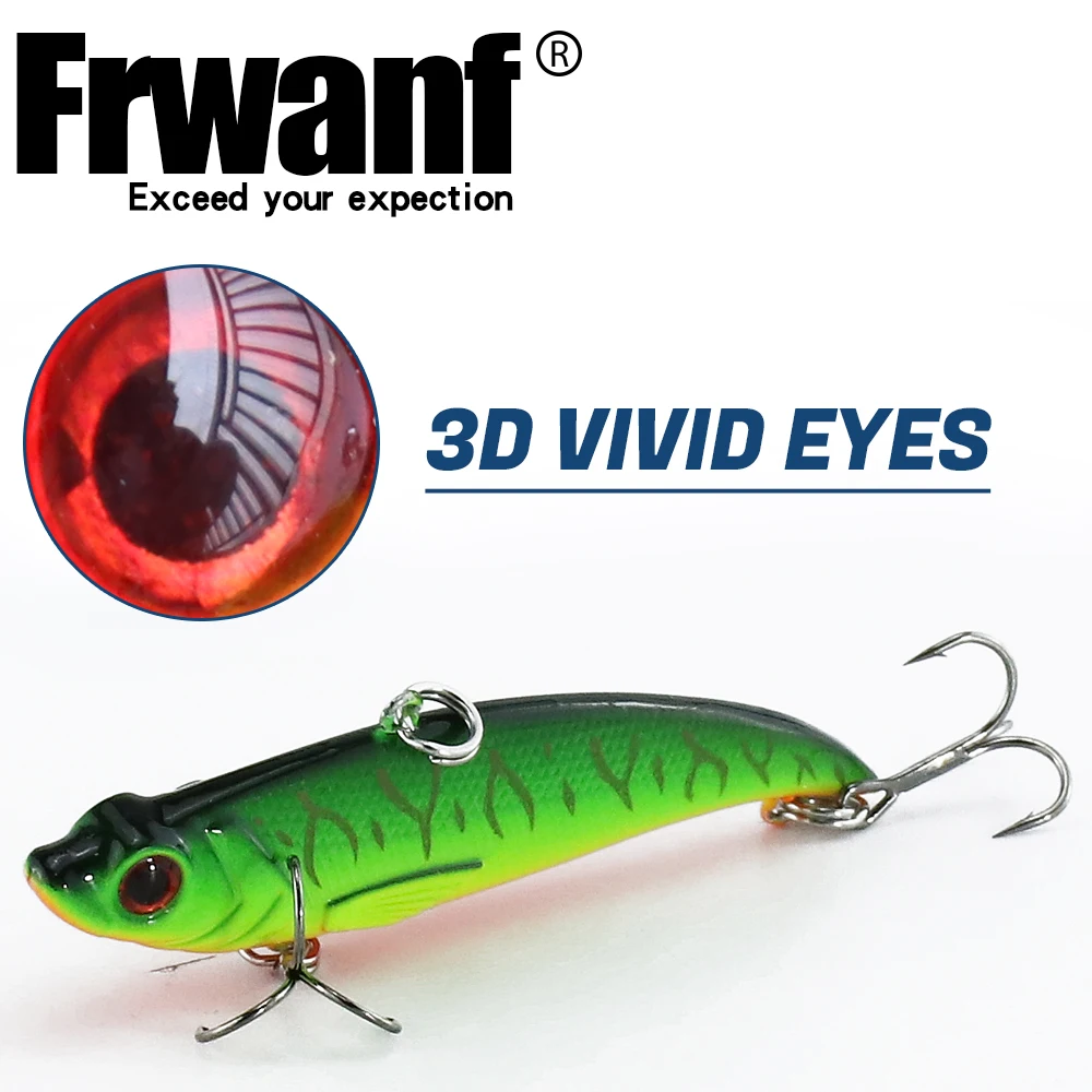 Buy VIB приманки для рыбалки 75 мм 13 г 6 шт. пластиковая жесткая искусственная