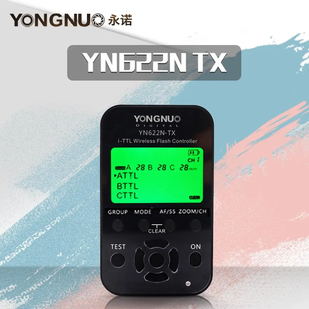 YONGNUO YN-622N-TX YN622N-TX YN 622N TX i-ttl lcd беспроводной контроллер вспышки беспроводной триггер для Nikon DSLR