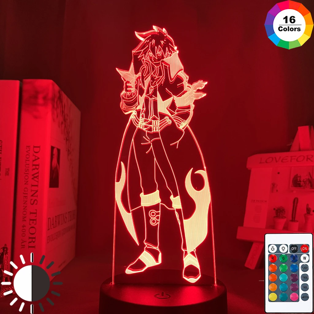 Аниме Gurren Lagann Simon светодиодный ночной Светильник для Украшения в спальню Модный