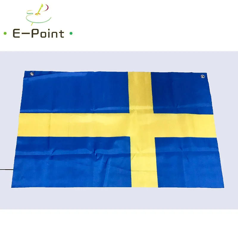 

Full Size Big Size European Flag of Sweden Top Rings Christmas Decorations for Home Flag Banner Gifts
