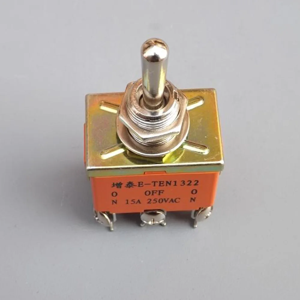 Переключатель 3 положения 6PIN DPDT ВКЛ. ВЫКЛ. DC 220V 15A мотор лампа светодиодный