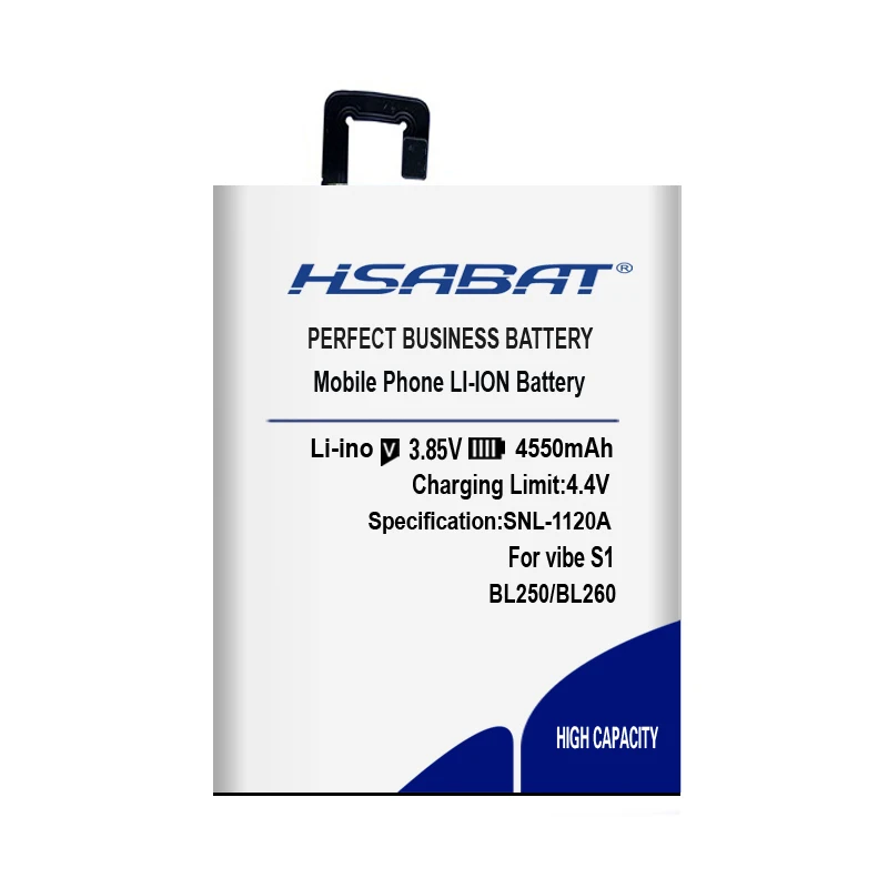 HSABAT BL260 4550mAh аккумулятор для lenovo VIBE S1 Lite S1La40 батареи