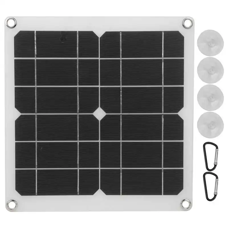 

Solar Panel Module Monocrystalline Silicon Solar Energy Cell Panel Dual USB Outdoor Mobile Phone Power Supply