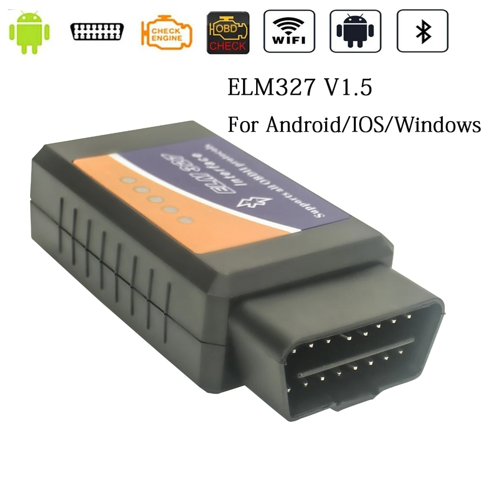 ELM327 V1.5 OBD2 Bluetooth/WIFI диагностический инструмент для Dodge Charger 2006 2010/Roll/Viper/RAM 1500 2500 3500/SRT