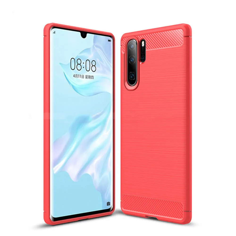 Для huawei P30 Pro Чехол P30 Чехол Мягкий бампер из углеродного волокна ТПУ Силиконовая задняя крышка для huawei P30 Lite чехол для Meizu M6s mbluS6