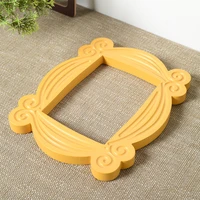 c5 tv series friends handmade monica door home decor frame wood yellow photo frames for picture wall decoration home gift