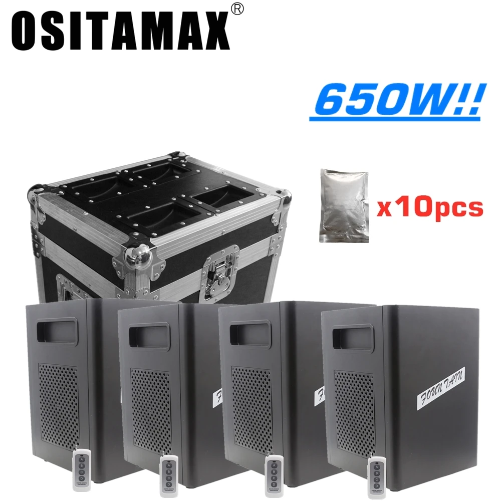 4 + flycase 10 TI порошок 650 Вт фейерверк спарклеры машина пиротехника празднование