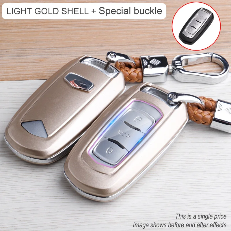 

Carbon Fiber Car Smart Key Cover Case Fob For Geely Atlas Boyue NL3 EX7 Emgrand X7 SUV GT GC9 Borui Protect Shell Accessories