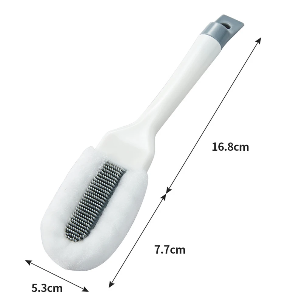 

New Curved Long Handle Shoe Brush Plastic Handle Shoes Brush Cleaner Brushes Washing Toilet Cleaning Brush Home Laundry Brush