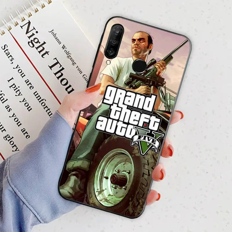 Чехол для телефона с Gta 5 Grand Theft Auto V Huawei P30 Pro P20 Lite P10 P40 E P Smart Z Plus 2018 2019 Mate 20 10 |