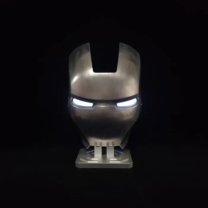 Металлическая маска для шлема zq Iron Man модель ручной работы | Дом и сад