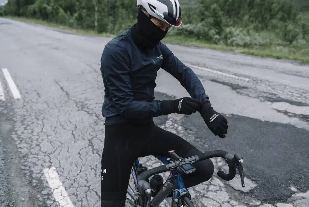 2020 высокое качество мериносовая шерсть регулируемая Шея-черная велосипедная Шея