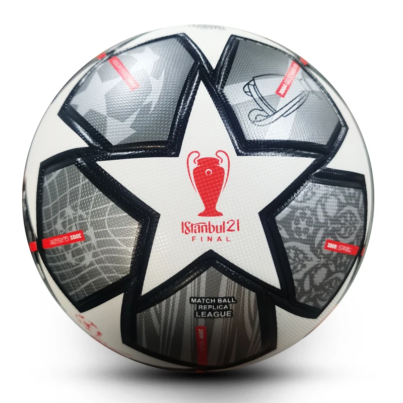 Новинка 2021 г. Официальный футбольный мяч A +++ из искусственной кожи высшего класса