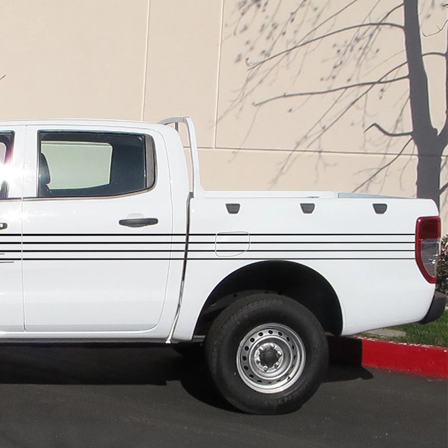 2 шт. виниловые наклейки на автомобиль для фургона Ford ranger 2012 2013 2014 2015 2016 2017 2018