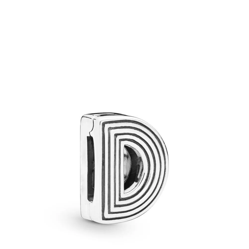 Бусины-шармы из серебра 925 пробы с буквами А-Z для браслетов и ожерелий |