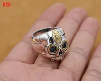 2021 new style 925 sterling silver punk style retro thai silver mens
