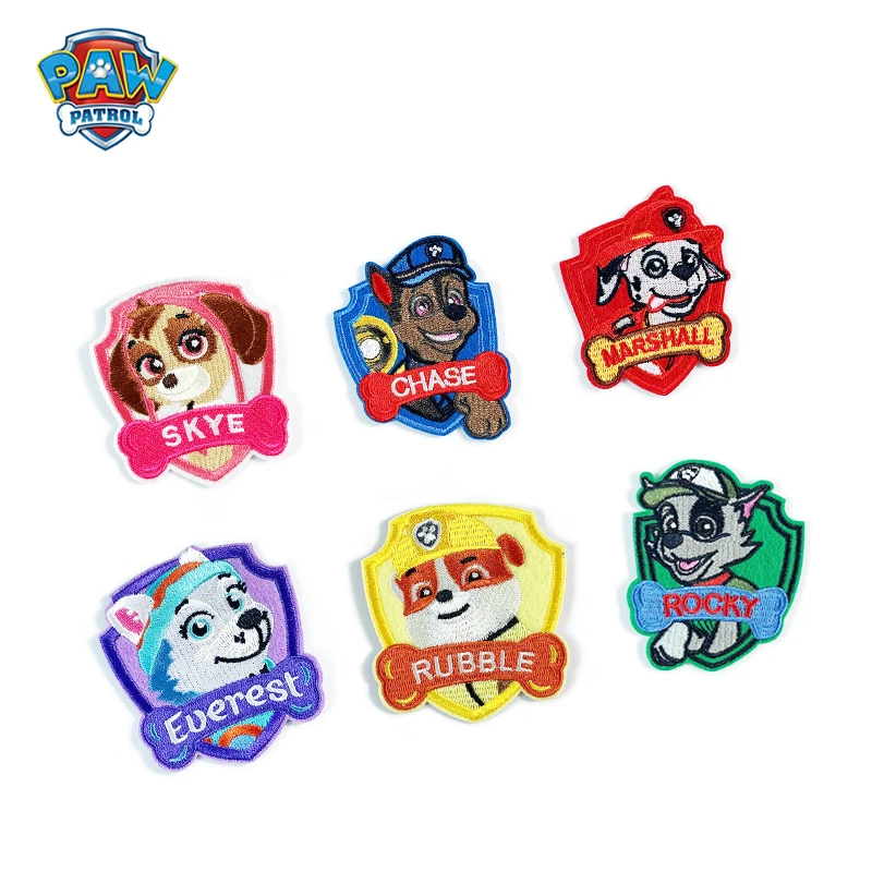 Модная мультяшная вышивка в виде собачки из м/ф Щенячий патруль|Игровые фигурки и